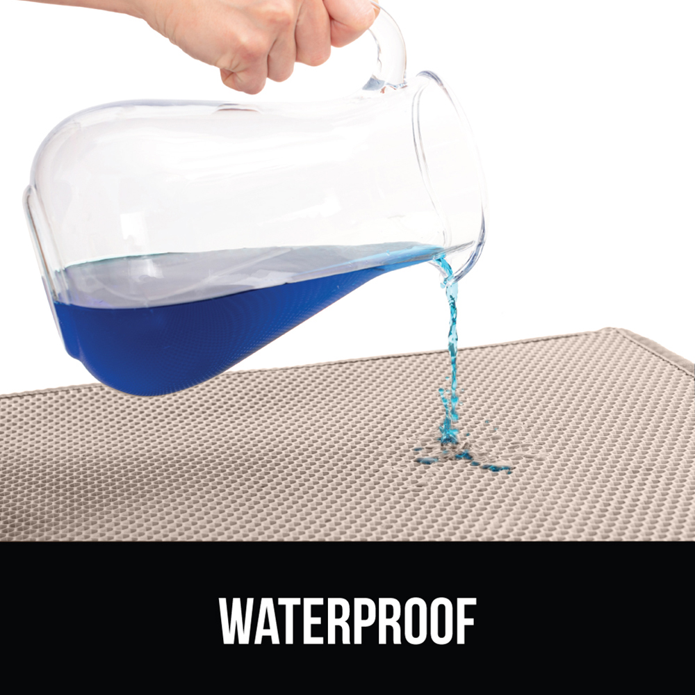 Gorilla Grip Waterproof Cat Litter Mat, 24" x 15" photo 6