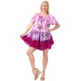 thumbnail image 5 of HAPPY BAY Women's Summer Plus Size Tunics House Wear Dresses L-XL Pink, Tie Dye, 5 of 5