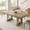 Natural wood, variant on 71" Rectangular Dining Table for 6-8 – Wooden with Dual Large Storage Drawers, Sturdy Frame, Waterproof & Heat-Resistant – Ideal for Dining Room or Kitchen