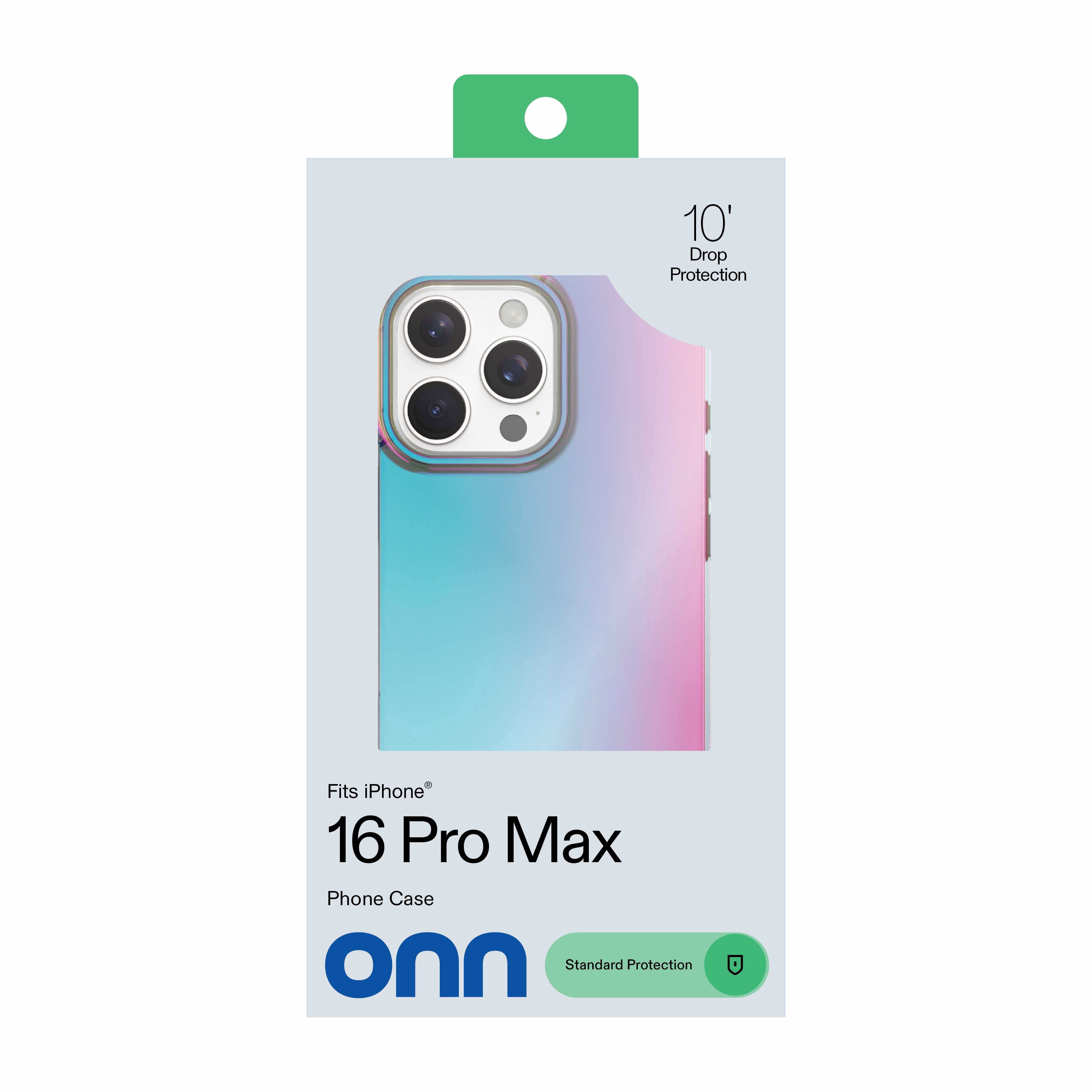 onn Opalescent Phone Case for iPhone 16 Pro Max