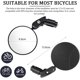 thumbnail image 3 of Espejos para bicicleta, espejo retrovisor para bicicleta, espejo retrovisor ajustable de 360°, espejos retrovisores para ciclismo, espejo retrovisor, reflector, accesorio para bicicleta de carretera, motocicleta de montaña Sincero Electrónica, 3 of 5