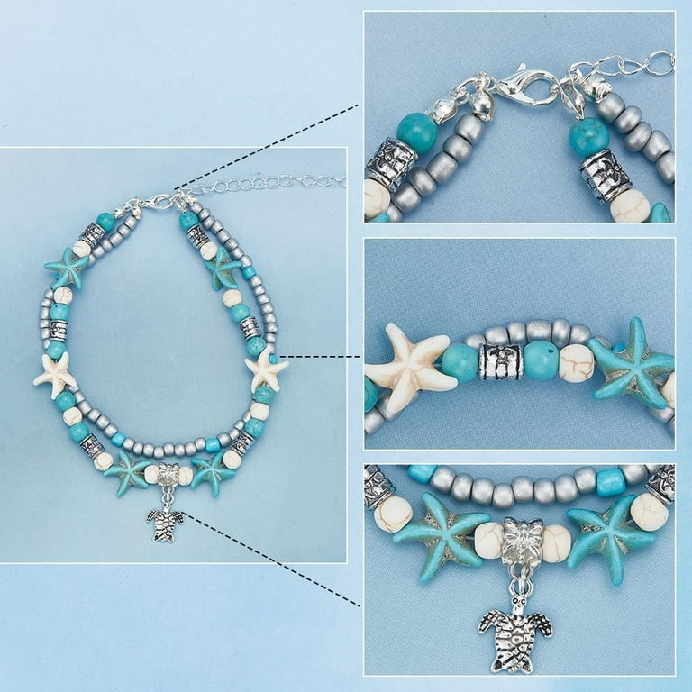Beach themed anklets discount