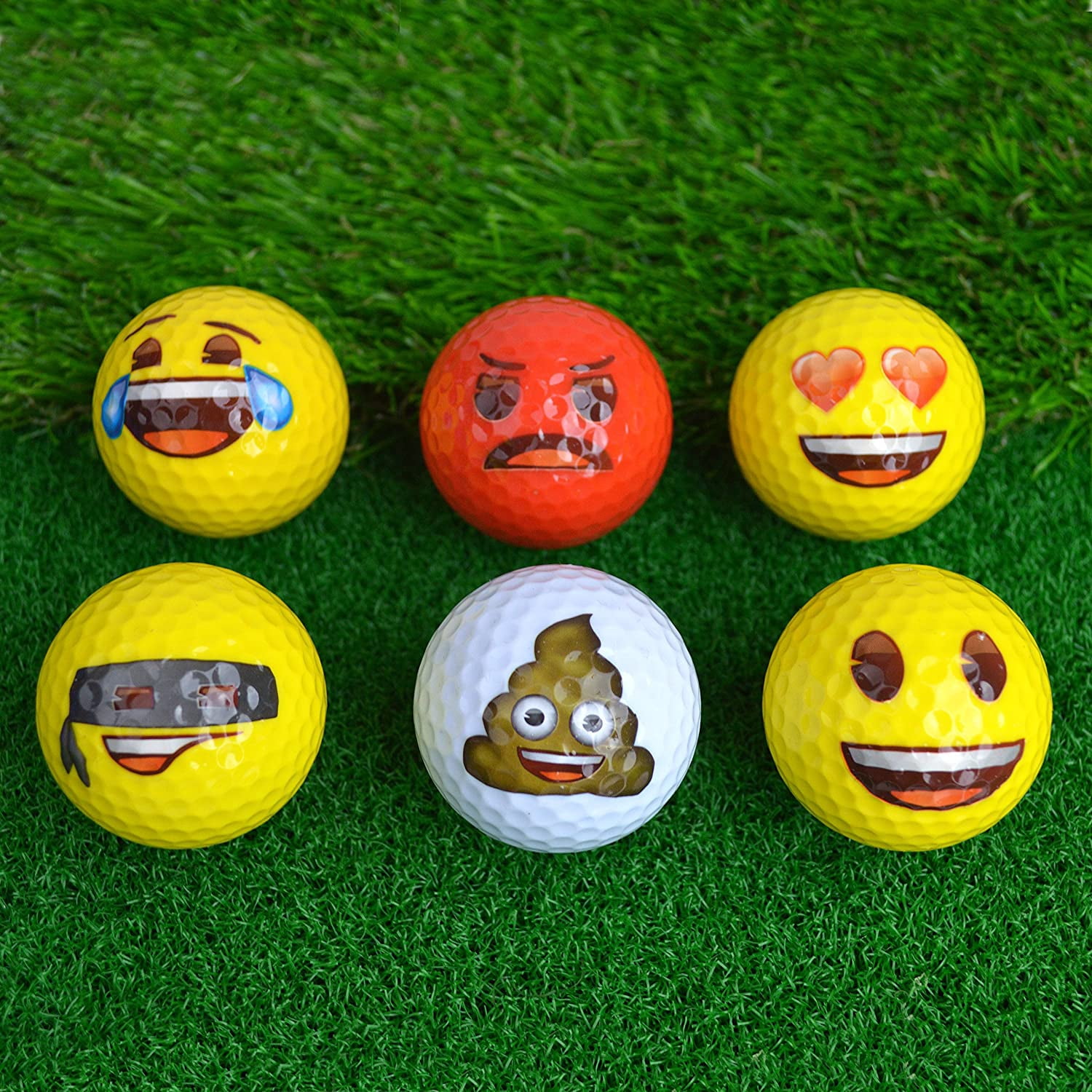 Emoji Novelty Golf Balls