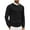 Black, variant on Wyobmus Mens Long Sleeve Sweaters Crewneck Solid Color Versatile Cable Knit Pullover Casual Slim Fit Sweater Top Beige