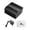 Black UK, variant on Rupoun Ultra-compact Microphone +48V Phantom Power Supply with XLR Input & Output for Condenser Microphone Studio Music Recording US Plug 110V[cite: 1]