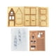 thumbnail image 5 of 1:87 Juego de modelos de construcción Rompecabezas Juego de modelos de madera 3D sin ensamblar, Modelo de casa europea para Micro paisaje, Mesa de, 5 of 9