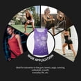 thumbnail image 7 of Fotbe Snowfall Sky White Purple Womens Loose Fit Casual Flowy Slim-Fit Tank Tops Athletic Round Neck Trendy Sleeveless Summer Tops for Gym and Yoga-Medium, 7 of 7