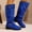 Blue, variant on Viluyesy Womens Knee High Boots, Faux Suede Leather Wide Calf Low Heels Comfort Slouchy Tall Boots Brown US8.5