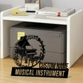 thumbnail image 3 of Custom Piano Musical Instrument Desk Name Plate Wedge Personalized Pianists Nameplate Executive Office Sign Company Shelf Tablet, 3 of 6
