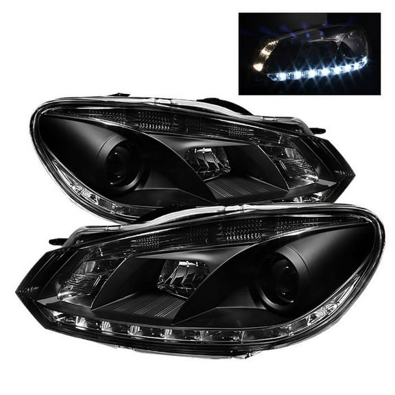 ( Spyder ) Volkswagen Golf/Gti 10-13 Projector Headlights-Halogen Model Only ( N