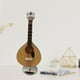 thumbnail image 1 of Mini modelo de guitarra de Guitarra portuguesa Instrumentos musicales en miniatura Adornos con soporte con caja Oficina en hogar Regalos de - Natural CUTICAT Decoraciones de instrumentos, 1 of 7