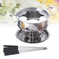 thumbnail image 2 of Juego de 10 piezas de acero inoxidable para fundir chocolate y fondue de queso, accesorios de cocina, 2 of 7