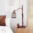 thumbnail image 4 of All the Rages LT1059-RDB Elegant Designs Adjustable Table Lamp with Metal Netted Shade, Red Bronze, 4 of 4