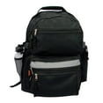 thumbnail image 3 of K-Cliffs Large Black 19" Backpack with Water Bottle, Black, Unisex, High School-Adult, 3 of 5