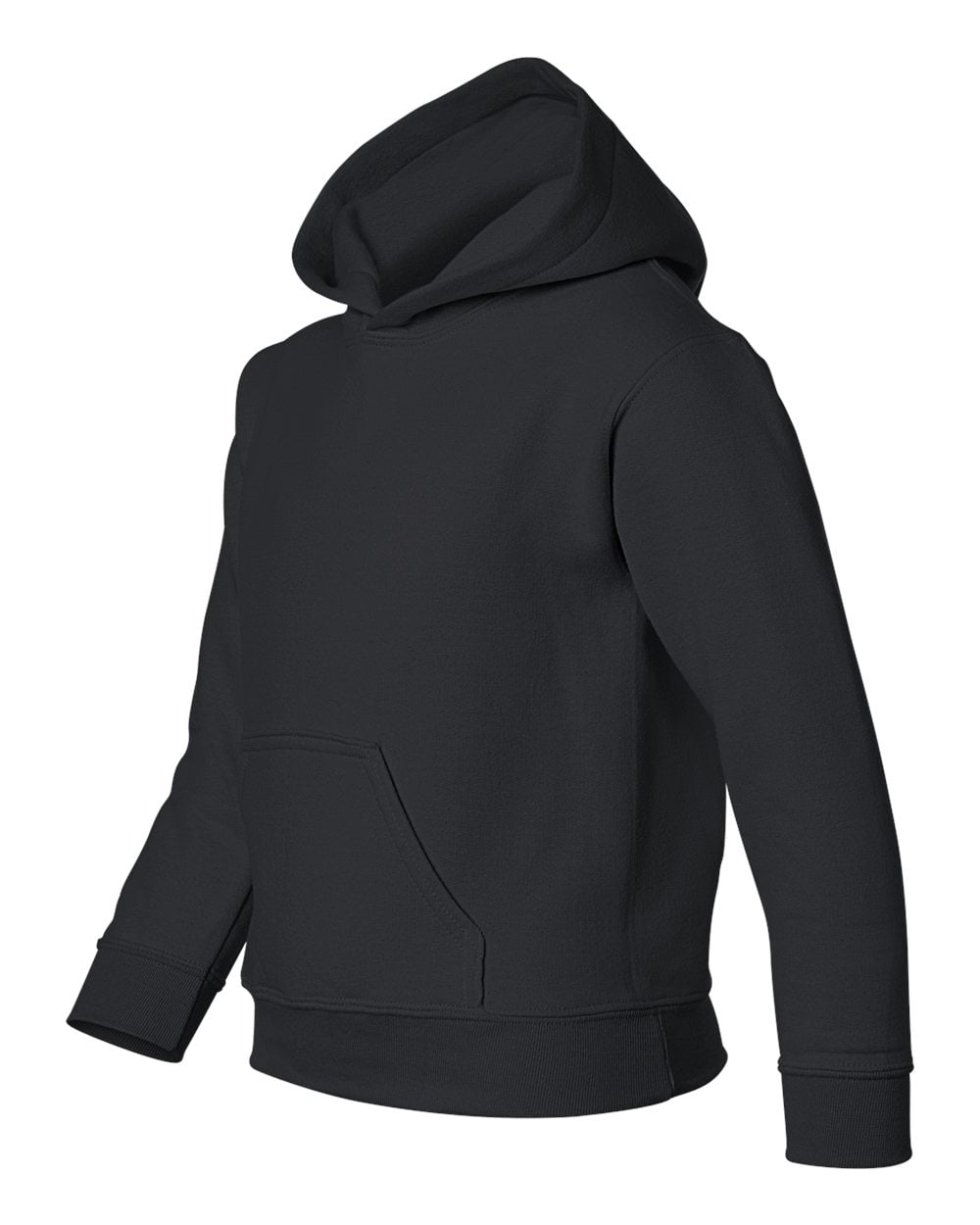 Heavy Blend Youth Hooded Sweatshirt, XS, Black