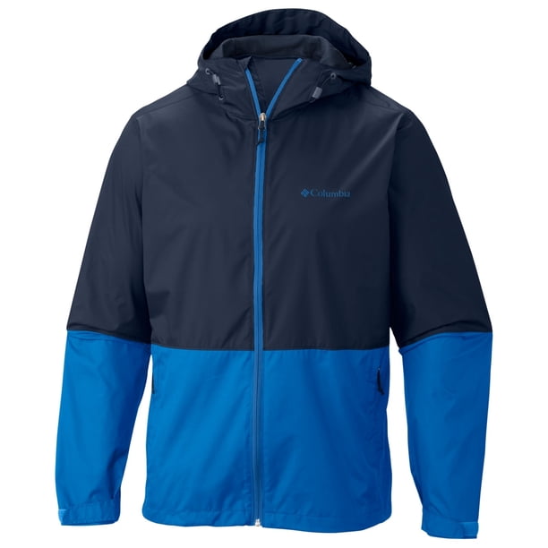 Chaqueta Columbia Roan Mountain Colorblocked para hombre azul grande