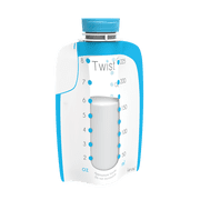 Kiinde Twist Pouch Direct-Pump Direct-Feed Twist Cap Breast Milk Storage Bags for Pumping, Freezing, Heating and Feeding, Pre-Sterilized, 8 Ounce, pack of 40