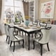 thumbnail image 2 of Modern Dining Room Table Center Side Balcony Nordic Luxury Dining Table Chairs Sets Kitchen Islands Mesa Comedor Home Furniture My Lux Decor Round, 2 of 6