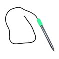 thumbnail image 1 of Scuba Choice Scuba Dive Replacement Graphite Pencil for Writing Slate with Cap & Bungee, 1 of 4