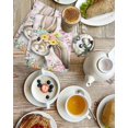 thumbnail image 4 of Pink Easter Bunny Kitchen Dish Towels for Drying Dishes Set of 3, Spring Easter Eggs Floral Buffalo Plaid Waffle Weave Microfiber Hand Tea Bathroom Towels Quick Dry & Absorbent Towel 15.7x23.6, 4 of 7