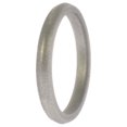 thumbnail image 2 of Anillo único de punta apilable para boda de silicona - Plata de ROQ para mujer - Anillo de 11 mm, 2 of 2