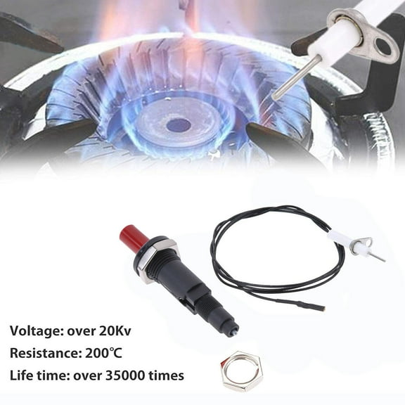 1pcs Universal Piezo Spark Ignition With Cable Push Button Igniter For Gas Grill BBQ