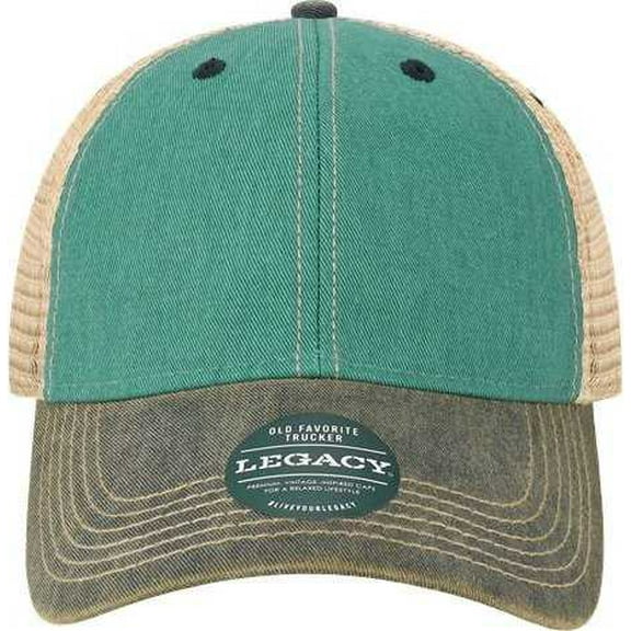 Legacy OFA Old Favorite Trucker Cap - Aqua Blue Navy