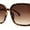 Tortoise / Brown, variant on Luxurious Womens Thin Plastic Rectangle Diva Sunglasses Slate Smoke