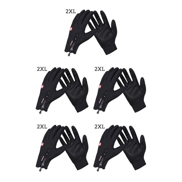 Soidarity 1 par de guantes de ciclismo Pantalla táctil Guantes a prueba de viento Unisex Cálido Antideslizante Manoplas para montar en motocicleta Type5 NO5 Soidarity CBP157593