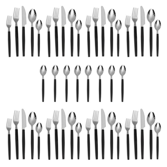 Koomade 48 Pieces Stainless Steel Flatware Sets, Silverware Sets Service for 8, plus 8 Teaspoon