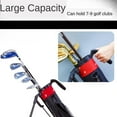 thumbnail image 3 of Sac de Support de Golf Durable avec Support de Pitch et Putt en Nylon - Rouge, 3 of 9