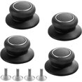 thumbnail image 1 of Mistayd 4Pcs Universal Pot Lid Top Replacement Knob,Heat Resistant Kitchen Replacement Pan Lid Holding Handles, Great for Slow Cookers, Skillets, 1 of 5