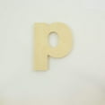 thumbnail image 4 of Package of 1, 18 Inch X 1/2" Thickness Baltic Birch Wood Letter p in The Arial Font, Thick, Lower Case for Art & Craft Project, Made in USA, 4 of 4