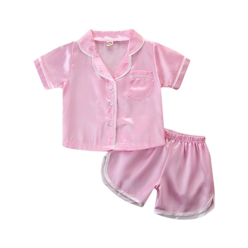 baby girl silk pajamas