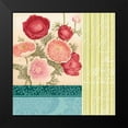 thumbnail image 2 of Vision Studio 20x20 Black Modern Framed Museum Art Print Titled - Floral Montage I, 2 of 5