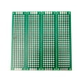 thumbnail image 6 of Kairuite 20pcs Set PCB ProtoBoard Circuit Board Stripboard 2X8 3X7 4X6 5X7 5pcs Each, 6 of 9