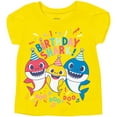 thumbnail image 3 of Pinkfong Baby Shark Birthday Toddler Girls T-Shirt Infant to Little Kid, 3 of 5