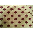 thumbnail image 4 of oneOone Cotton Silk Fabric Floral Block Printed Fabric 1 Yard 42 Inch Wide, 4 of 4