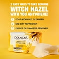 thumbnail image 3 of Dickinson's Original Witch Hazel Refreshingly Clean Cleansing Cloths with Aloe, 4 Pack, 25 Cloths per Pack, 3 of 3