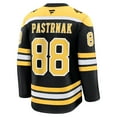 thumbnail image 3 of Men's Fanatics David Pastrnak Black Boston Bruins Home Premium Jersey, 3 of 6