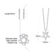 thumbnail image 2 of Collar con colgante de pentagrama satánico TempBeau de acero inoxidable, 2 of 7