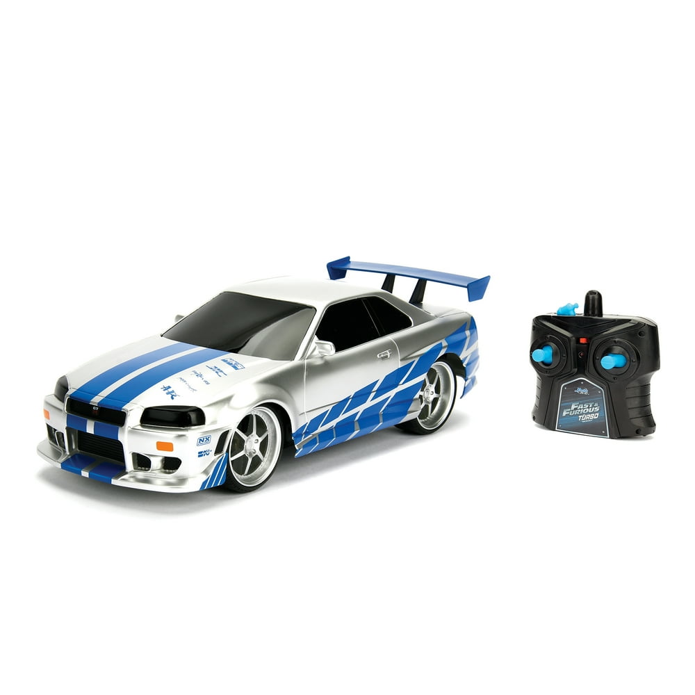 Jada Toys - Fast & Furious 1:16 Nissan Skyline GTR R34 R/C - Walmart.com - Walmart.com