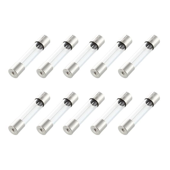10 Pcs Fast Blow Type Glass Tube Fuses 6x30mm 250V 10A