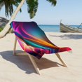 thumbnail image 3 of Beach Towel Bright Wave Neon 5, 3 of 3