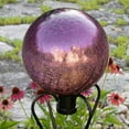 thumbnail image 6 of Achla Designs 12 Inch Gazing Glass Globe Sphere Garden Ornament, Plum, 6 of 6