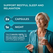 Sleep Formula by PureHealth Research, Naturally Calms & Relaxes for Deeper, Longer, Blissful Sleep, 1 Bottle