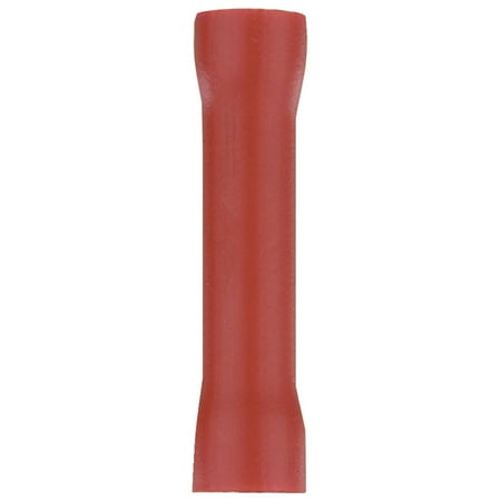 Install Bay RVBC Vinyl Butt Connectors (red, 22-18 Gauge, 100 Pk)