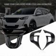 thumbnail image 4 of 3Pcs/Set Car Steering Wheel Decoration Cover Trim Sticker Fit for 2008 208 2014-2018 Carbon Fiber, 4 of 5