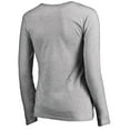 thumbnail image 3 of Women's Heathered Gray Indiana University South Bend Titans All-American Primary Long Sleeve V-Neck T-Shirt, 3 of 3