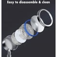 thumbnail image 5 of Cabezal de ducha de alta presión Olliwon, ducha de mano de acero inoxidable 304, ahorro de agua para baño, fácil instalación, 5 of 5